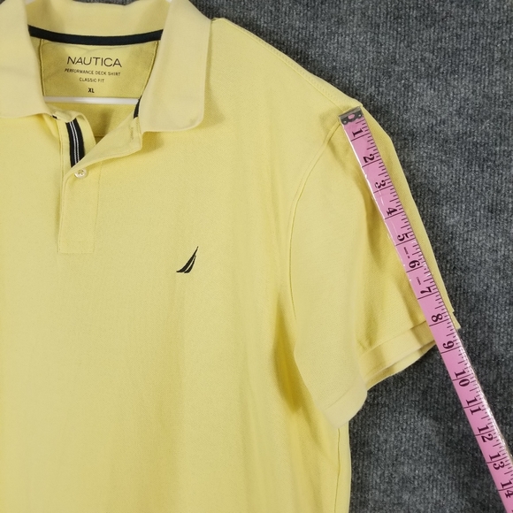 NÁUTICA Performance Deck Shirt Classic FIT Men's polos short sleeve collared XL - Picture 6 of 9